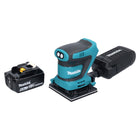 Lijadora orbital a batería Makita DBO 481 G1 18 V 112 x 102 mm + 1x batería 6,0 Ah - sin cargador