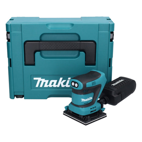 Levigatrice orbitale a batteria Makita DBO 481 ZJ 18 V 112 x 102 mm + Makpac - senza batteria, senza caricabatterie