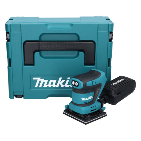 Levigatrice orbitale a batteria Makita DBO 480 ZJ 18 V 112 x 102 mm + Makpac - senza batteria, senza caricabatterie