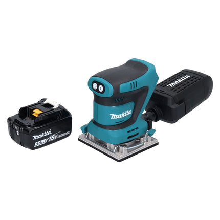 Makita DBO482F1 Lijadora vibratoria sin cable 112x102mm 18V + 1x batería 3.0Ah - sin cargador