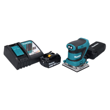Lijadora vibratoria Makita DBO482RF1 sin cable 112x102mm 18V + 1x Batería 3.0Ah + Cargador