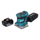 Makita DBO482T1 Lijadora vibratoria sin cable 112x102mm 18V + 1x batería 5.0Ah - sin cargador
