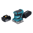 Makita DBO482G1 Lijadora vibratoria sin cable 112x102mm 18V + 1x batería 6.0Ah - sin cargador