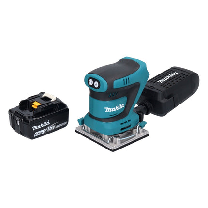 Makita DBO482G1 Lijadora vibratoria sin cable 112x102mm 18V + 1x batería 6.0Ah - sin cargador