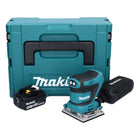 Makita DBO482T1J Lijadora vibratoria sin cable 112x102mm 18V + 1x Batería 5,0Ah + Caja Makpac - sin cargador