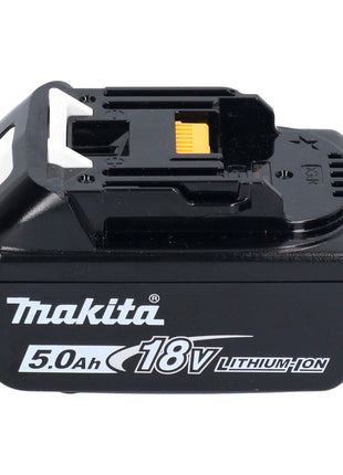 Taladro percutor inalámbrico Makita DHP 453 T1X1 18 V 42 Nm + 1x batería 5,0 Ah + set de accesorios 74 piezas + maletín - sin cargador