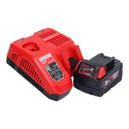 Milwaukee M18 CAG115XPDB-501 Meuleuse d'angle sans fil 115mm Brushless 18V + 1x Batterie 5,0Ah + Chargeur