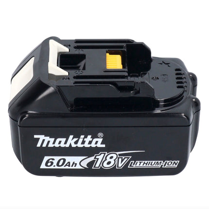 Makita DDF 482 G1X1 taladro atornillador inalámbrico 18 V 62 Nm + 1x batería 6,0 Ah + juego de accesorios 74 piezas + maletín - sin cargador