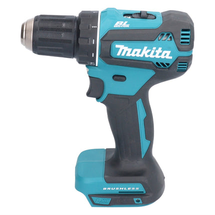 Makita DDF 485 F1X1 taladro atornillador inalámbrico 18 V 50 Nm sin escobillas + 1x batería 3,0 Ah + juego de accesorios 74 piezas + maletín - sin cargador