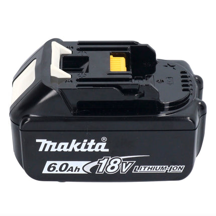 Makita DDF 487 G1X1 taladro atornillador inalámbrico 18 V 40 Nm sin escobillas + 1x batería 6,0 Ah + juego de accesorios 74 piezas + maletín - sin cargador