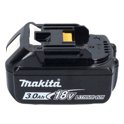 Makita DTD 156 F1X1 llave de impacto a batería 18 V 155 Nm 1/4" + 1x batería 3,0 Ah + set de accesorios 74 piezas + maletín - sin cargador