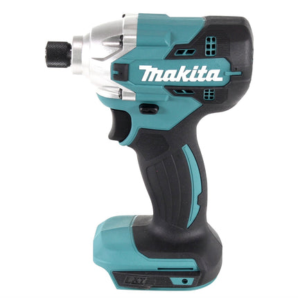 Makita DTD 156 RF1X1 llave de impacto a batería 18 V 155 Nm 1/4" + 1x batería 3,0 Ah + cargador + set de accesorios 74 piezas + estuche