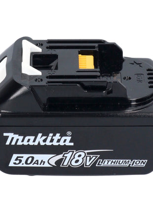 Makita DTD 156 T1X1 llave de impacto a batería 18 V 155 Nm 1/4" + 1x batería 5,0 Ah + set de accesorios 74 piezas + maletín - sin cargador