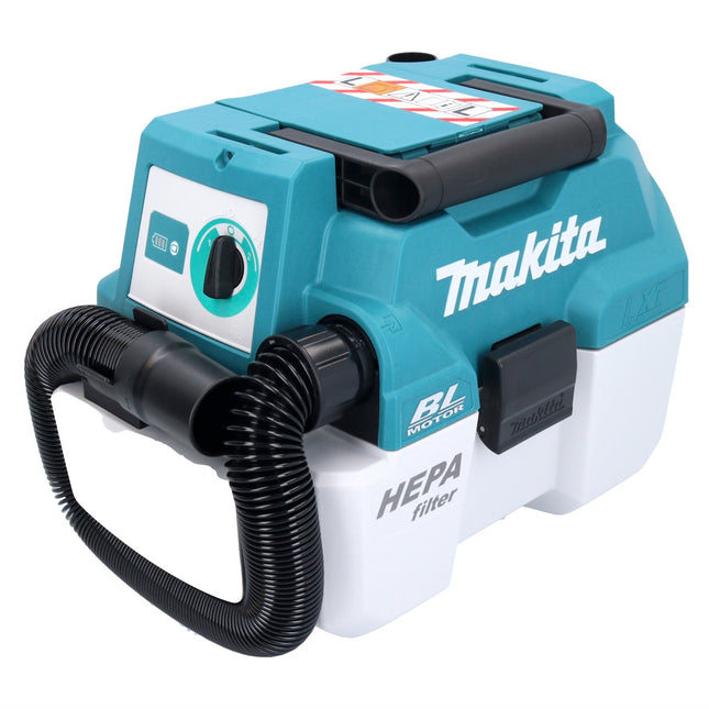 Makita DVC 750 LZ Aspirateur à batterie LXT 18 V 67 mbar 7,5 l Brushless Solo - sans batterie, sans chargeur