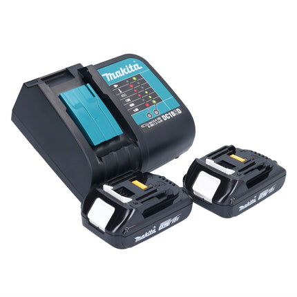 Trapano avvitatore a batteria Makita DDF 484 SYJ 18 V 54 Nm + 2x batteria 1,5 Ah + caricabatterie + Makpac