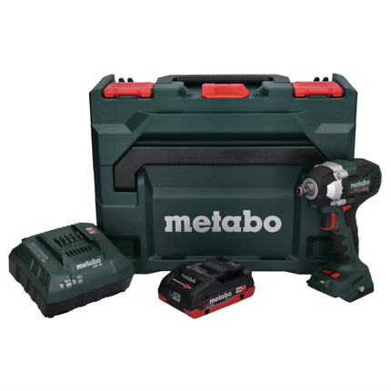 Metabo SSW 18 LT 300 BL avvitatore a impulsi a batteria 18 V 300 Nm brushless + 1x batteria ricaricabile 4,0 Ah + caricatore + metaBOX