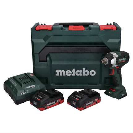 Metabo SSW 18 LT 300 BL cordless impact wrench 18 V 300 Nm brushless + 2x battery 4.0 Ah + charger + metaBOX