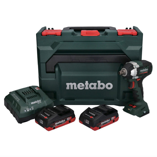 Metabo SSW 18 LT 300 BL cordless impact wrench 18 V 300 Nm brushless + 2x battery 4.0 Ah + charger + metaBOX