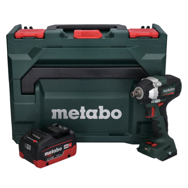 Metabo SSW 18 LT 300 BL cordless impact wrench 18 V 300 Nm brushless + 1x rechargeable battery 5.5 Ah + metaBOX - without charger