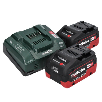 Metabo SSW 18 LT 300 BL cordless impact wrench 18 V 300 Nm brushless + 2x rechargeable battery 5.5 Ah + charger + metaBOX