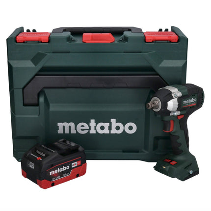 Metabo SSW 18 LT 300 BL 18 V 300 Nm atornillador de impacto sin escobillas + 1x batería 8,0 Ah + metaBOX - sin cargador