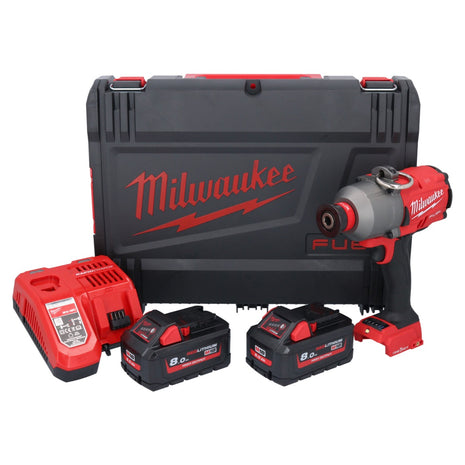 Milwaukee M18 ONEFHIWH716-802X Akku Schlagschrauber 18 V 1017 Nm 7/16" Brushless + 2x Akku 8,0 Ah + Ladegerät + HD Box - Toolbrothers