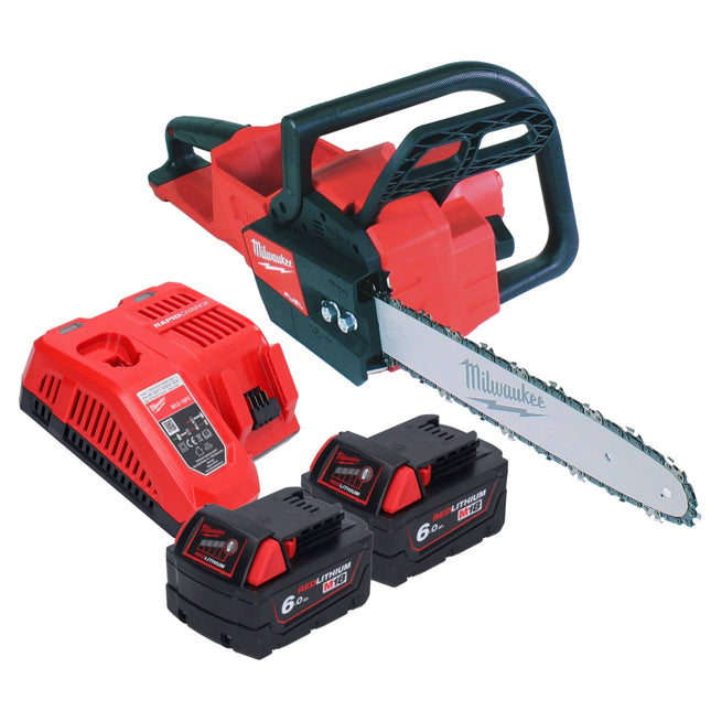 Milwaukee M18 FCHS35-602 Akku Kettensäge 18 V 35 cm 12,4 m/s + 2x Akku 6,0 Ah + Ladegerät