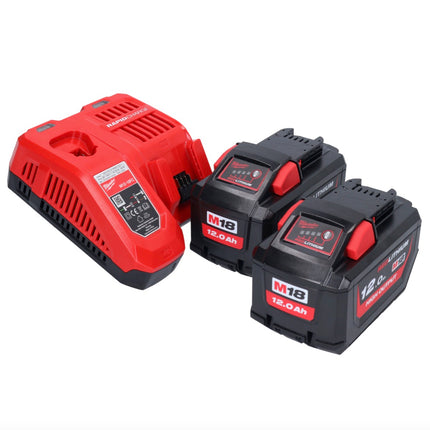 Milwaukee M18 FCHS35-122 Motosega a batteria 18 V 35 cm 12,4 m/s ( 4933479679 ) + 2x batteria 12,0 Ah + caricatore