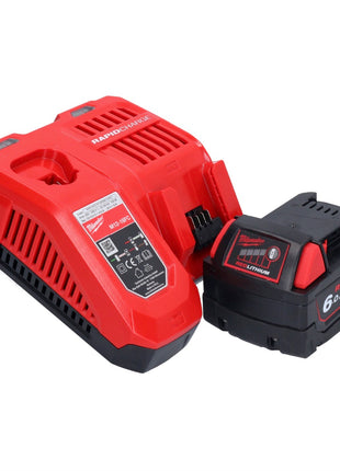 Milwaukee M18 CBLID-601C llave de impacto inalámbrica 18 V 180 Nm 1/4" sin escobillas + 1x batería 6,0 Ah + cargador + estuche