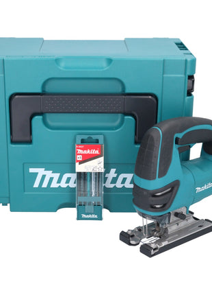 Makita DJV 180 ZJ cordless jigsaw 18 V + 5-piece jigsaw blade set + Makpac - without battery, without charger