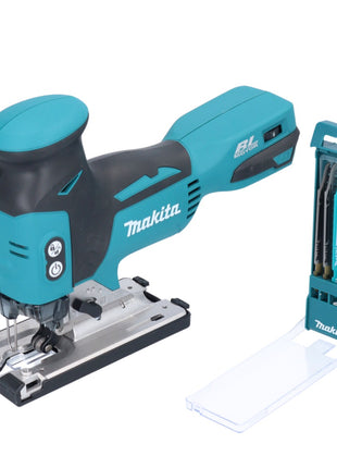 Makita DJV 181 Z Akku Stichsäge 18 V Brushless + 5 tlg. Stichsägeblatt Set - ohne Akku, ohne Ladegerät