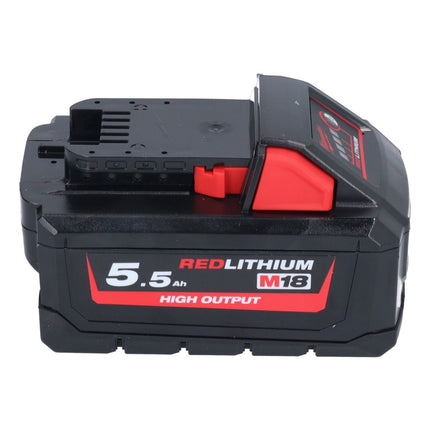 Milwaukee M18 NRG-553 Set de Arranque de Batería High Output 18 V + 3x batería 5.5 Ah ( 3x 4932464712 ) + cargador M12-18 FC ( 4932451079 )
