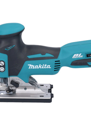 Makita DJV 181 RT1J Akku Stichsäge 18 V Brushless + 1x Akku 5,0 Ah + Ladegerät + 5 tlg. Stichsägeblatt Set + Makpac