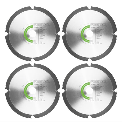 Festool 4x tarcza diamentowa 160 x 2,2 x 20 mm DIA4 do TS 55 R i TSC 55 ( 4x 201910 )