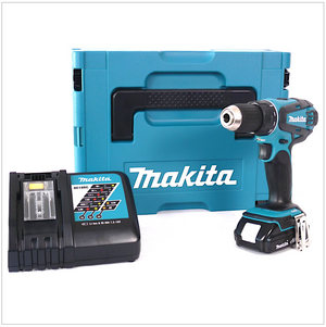 Makita DDF 456 RY1J 18 V Akku Bohrschrauber im MAKPAC inkl. BL 1815 N Akku + DC18RC Ladegerät