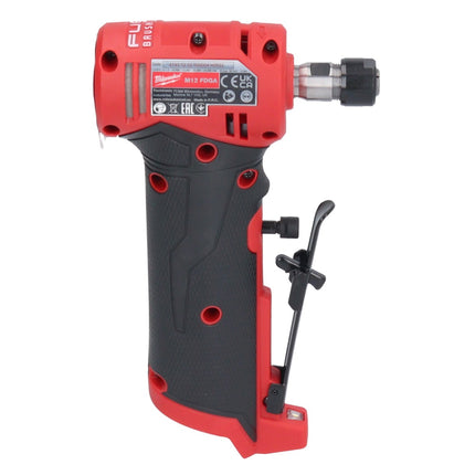 Milwaukee M12 FDGA-0 Amoladora recta en ángulo 12 V 6 / 8 mm sin escobillas ( 4933471438 ) Solo - sin batería, sin cargador