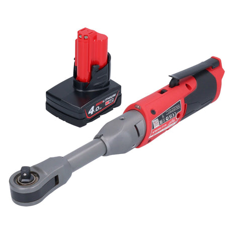 Milwaukee M12 FIR38LR-401 Cordless ratchet long 12 V 75 Nm 3/8" + 1x rechargeable battery 4.0 Ah - without charger