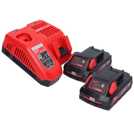 Martillo perforador sin cable Milwaukee M18 FH-302 18 V 2,5 J SDS plus Brushless + 2x batería recargable 3,0 Ah + cargador