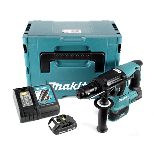 Makita DHR 243 RY1J Akku Kombihammer 18 V Brushless + 1x Akku 1,5 Ah + Ladegerät + Makpac - Toolbrothers