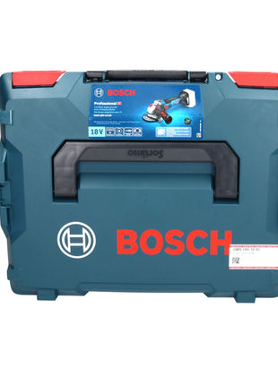 Smerigliatrice angolare a batteria Bosch GWS 18V-10 SC 18 V 125 mm senza spazzole + 2x batteria ProCORE 8,0 Ah + caricabatterie + L-Boxx