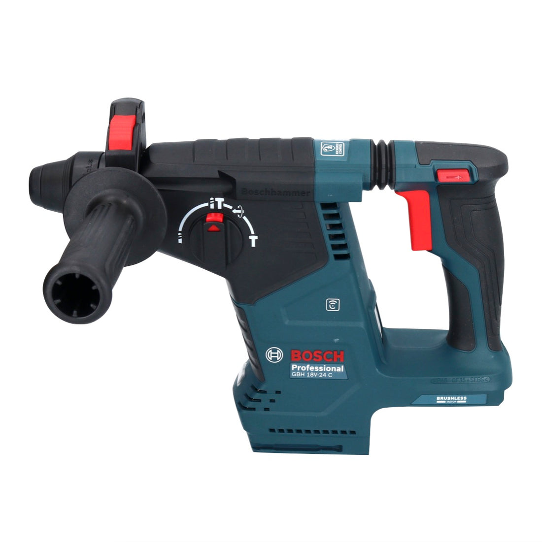 Bosch GBH 18V-24 C Professional Akku Bohrhammer 18 V 2,4 J Brushless SDS plus + 1x Akku 5,0 Ah + L-BOXX - ohne Ladegerät
