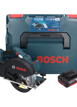 Bosch GKM 18V-50 Professional Akku Metall Handkreissäge 18 V 136 mm Brushless + 1x Akku 5,0 Ah + L-Boxx - ohne Ladegerät - Toolbrothers