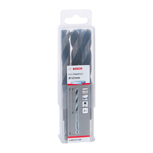 Bosch PointTeQ HSS Spiralbohrer Hex 12 x 101 x 151 mm 5 Stk. ( 2608577549 ) für Metall