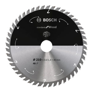 Bosch Professional Standard for Wood Kreissägeblatt 210 x 30 x 1,7 mm 48 Zähne ( 2608837714 )