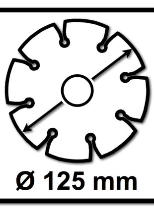 Bosch Standard for Universal Disques à tronçonner diamantés 125 x 22,23 mm 10 pces ( 2608615060 ) pour béton, acier-béton, brique, calcaire et sable-pierre