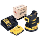 DeWalt DCW 210 D1 Akku Exzenterschleifer 18 V 125 mm Brushless + 1x Akku 2,0 Ah + Ladegerät + 1x Toolbrothers TURTLE Schleifscheiben Set - Toolbrothers