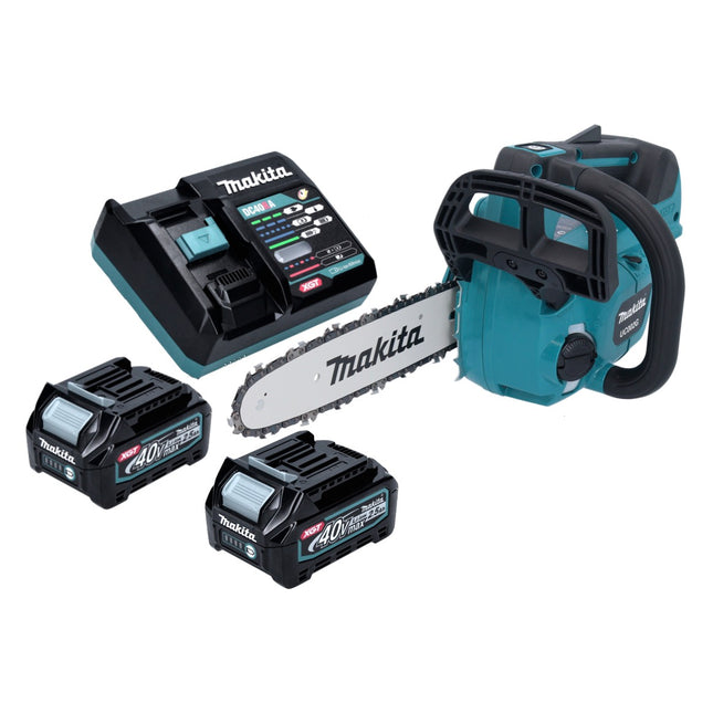 Makita UC 002 GD201 Akumulatorowa pilarka łańcuchowa 40 V maks. 25 cm 24,8 m/s Bezszczotkowa + 2x akumulator 2,5 Ah + ładowarka
