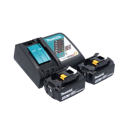 Makita DMR 108 RF batería radio 10,8 V - 18 V Bluetooth IP64 + 2x baterías 3,0 Ah + cargador