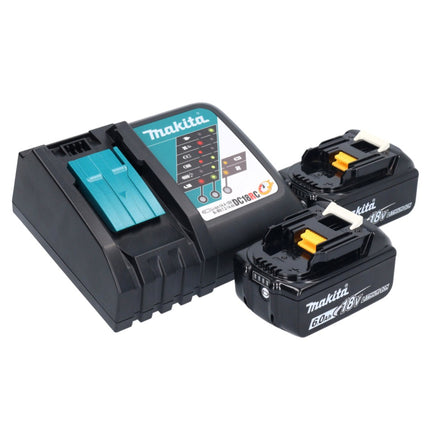 Makita DMR 108 RG radio batería 10,8 V - 18 V Bluetooth IP64 + 2x baterías 6,0 Ah + cargador