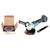 Makita DGA 506 Z cordless angle grinder 18 V 125 mm brushless solo + Toolbrothers MANTIS cutting disc set - without battery, without charger